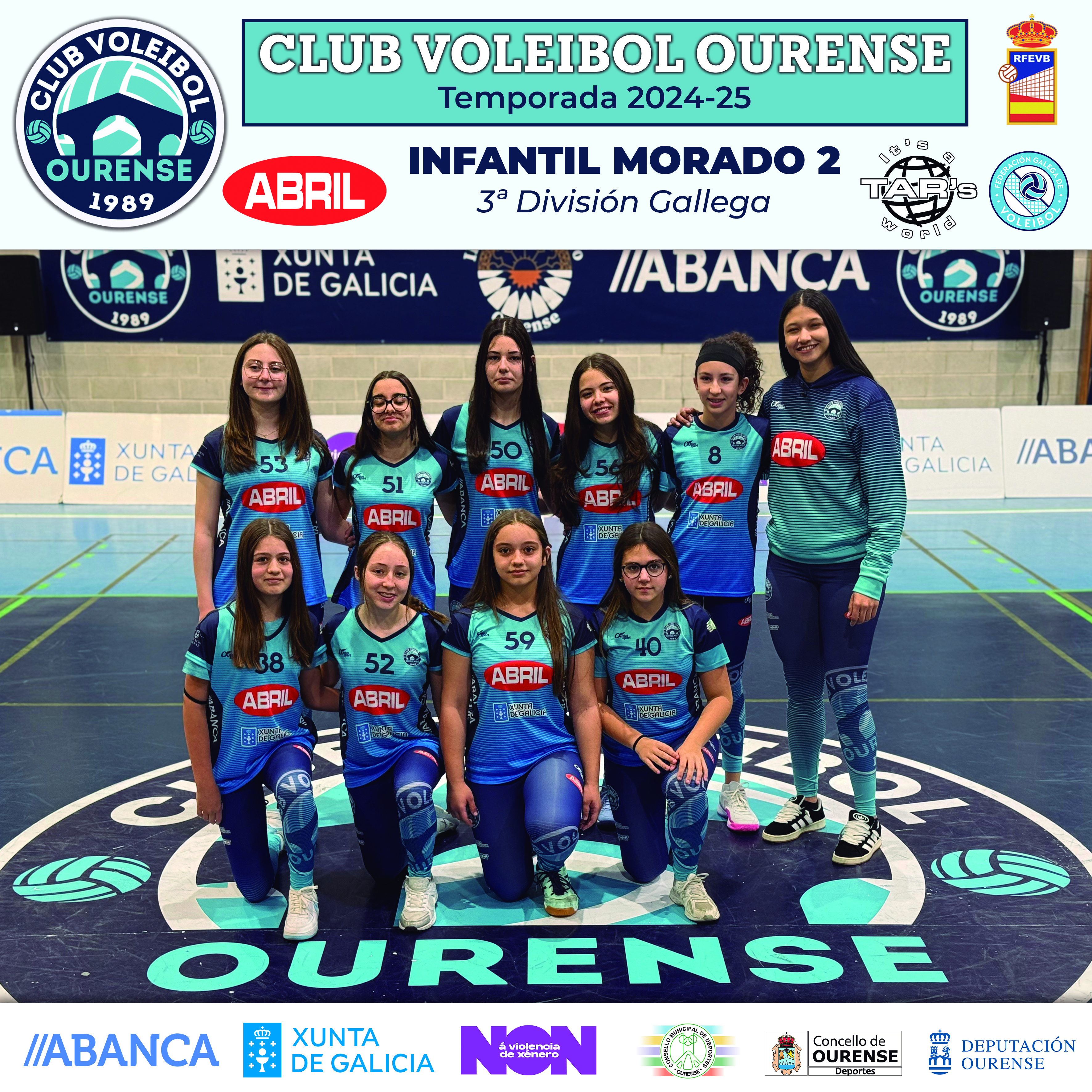 equipo Infantill morado 2 femenino